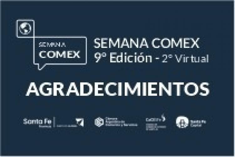 CAMARA DE COMERCIO EXTERIOR SANTA FE - Agradecimiento a todas las Empresas  Chinas que confiaron en Semana Comex 2021