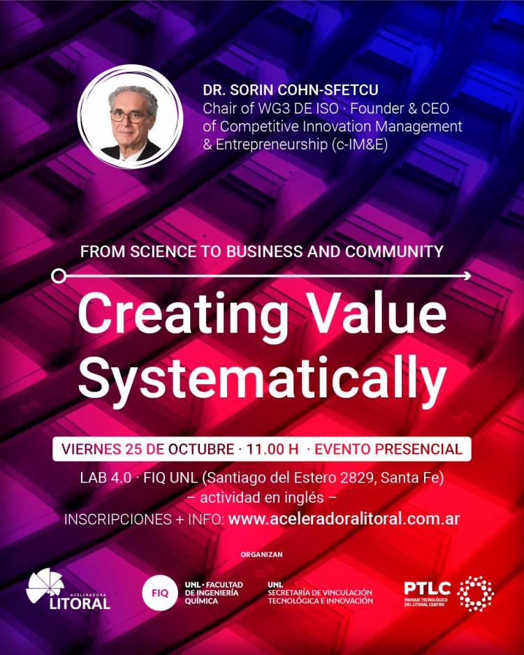 FROM SCIENCE TO BUSINESS AND COMMUNITY: Creating Value Systematically